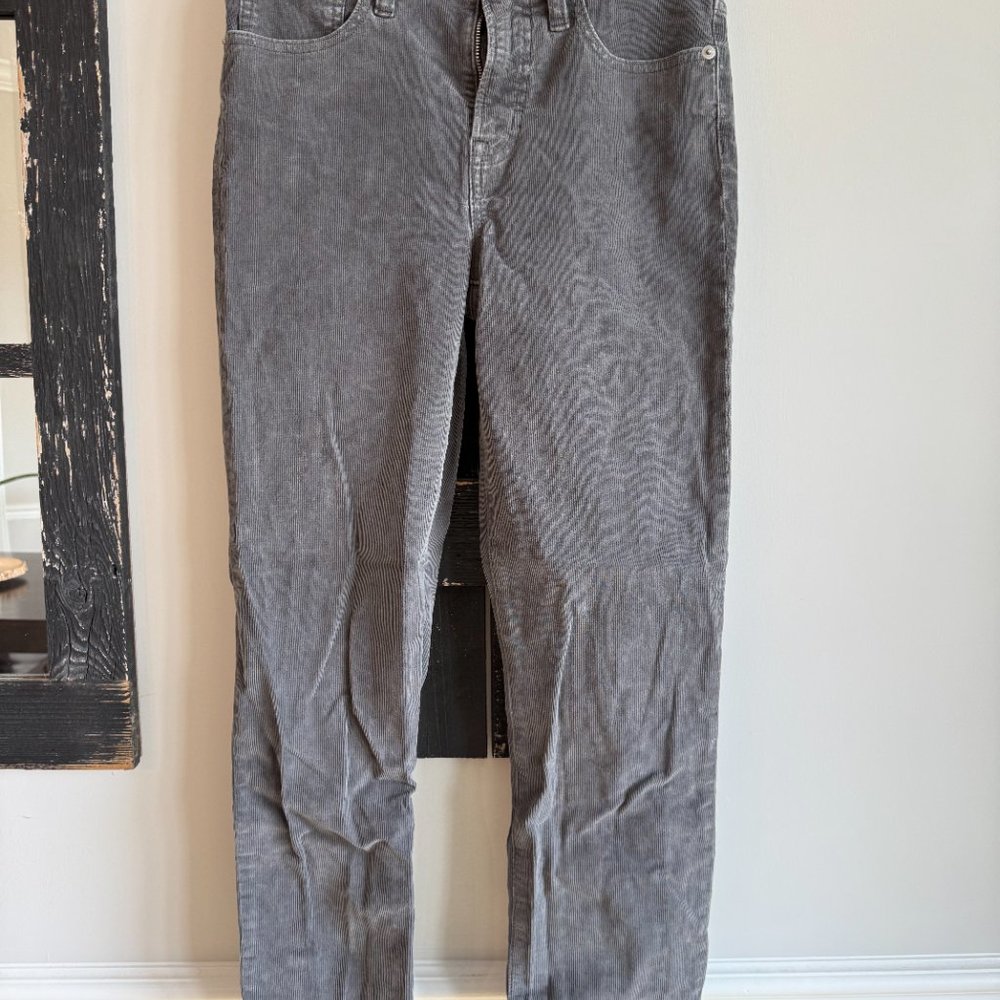 Women’s J. Crew Corduroy Pants, Style: Vintage Straight, Size 26, Gray